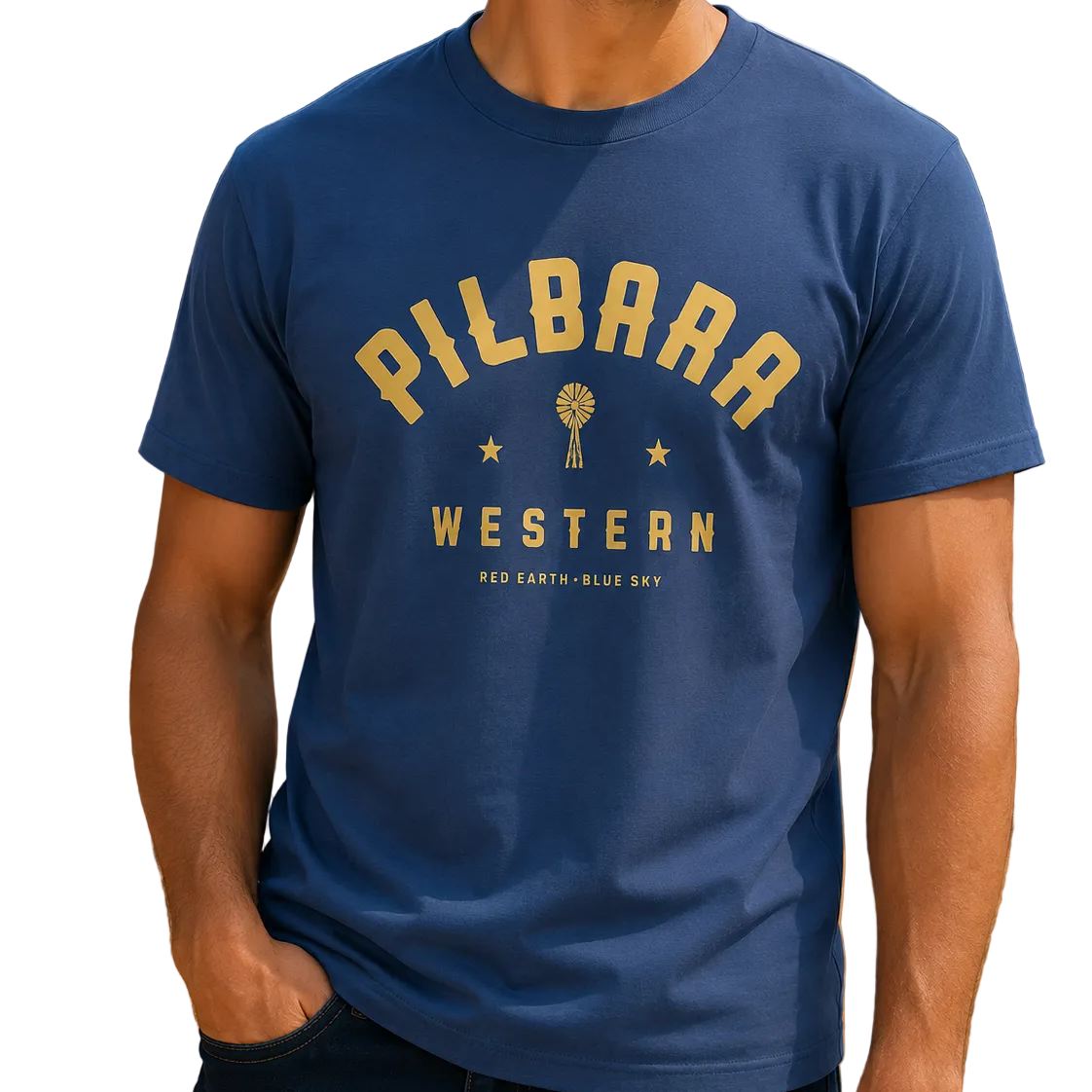 Ritemate Mens Pilbara Classic S/S Tee (RMTC030) Admiral