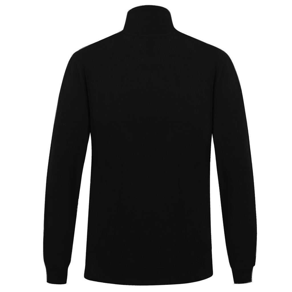 Ritemate Mens Pilbara Classic Zipper Fleece Pullover (RMPC045) Black