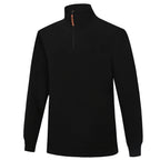 Ritemate Mens Pilbara Classic Zipper Fleece Pullover (RMPC045) Black