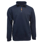 Ritemate Mens Pilbara Classic Zipper Fleece Pullover (RMPC045) French Navy