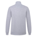 Ritemate Mens Pilbara Classic Zipper Fleece Pullover (RMPC045) Grey Marle