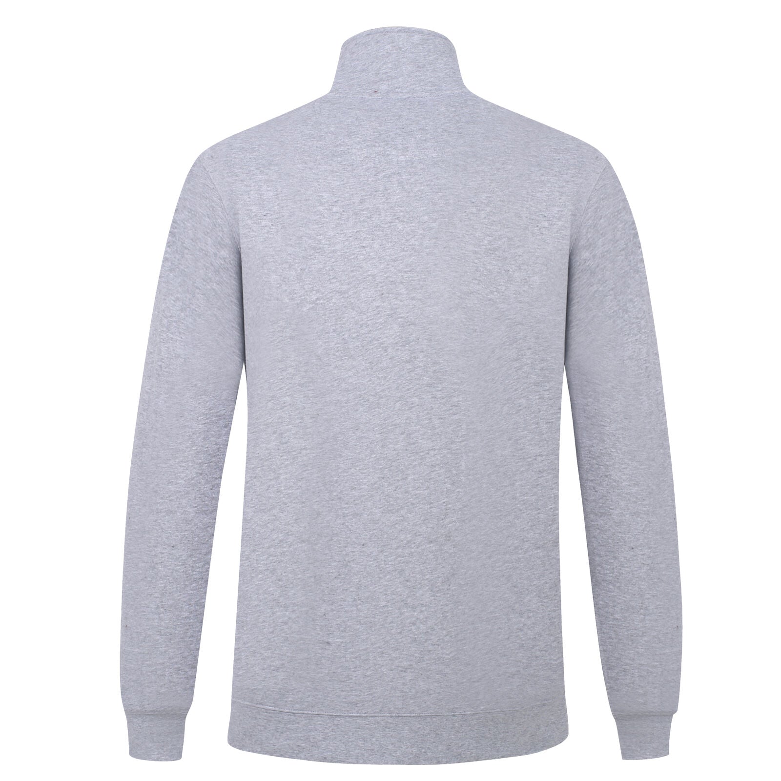Ritemate Mens Pilbara Classic Zipper Fleece Pullover (RMPC045) Grey Marle