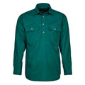Ritemate Mens Pilbara Closed Front Shirt (RM200CF) Green
