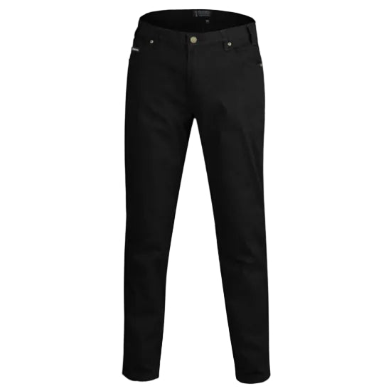 Ritemate Mens Pilbara Cotton Stretch Jeans (RMPC014) Black [GD]