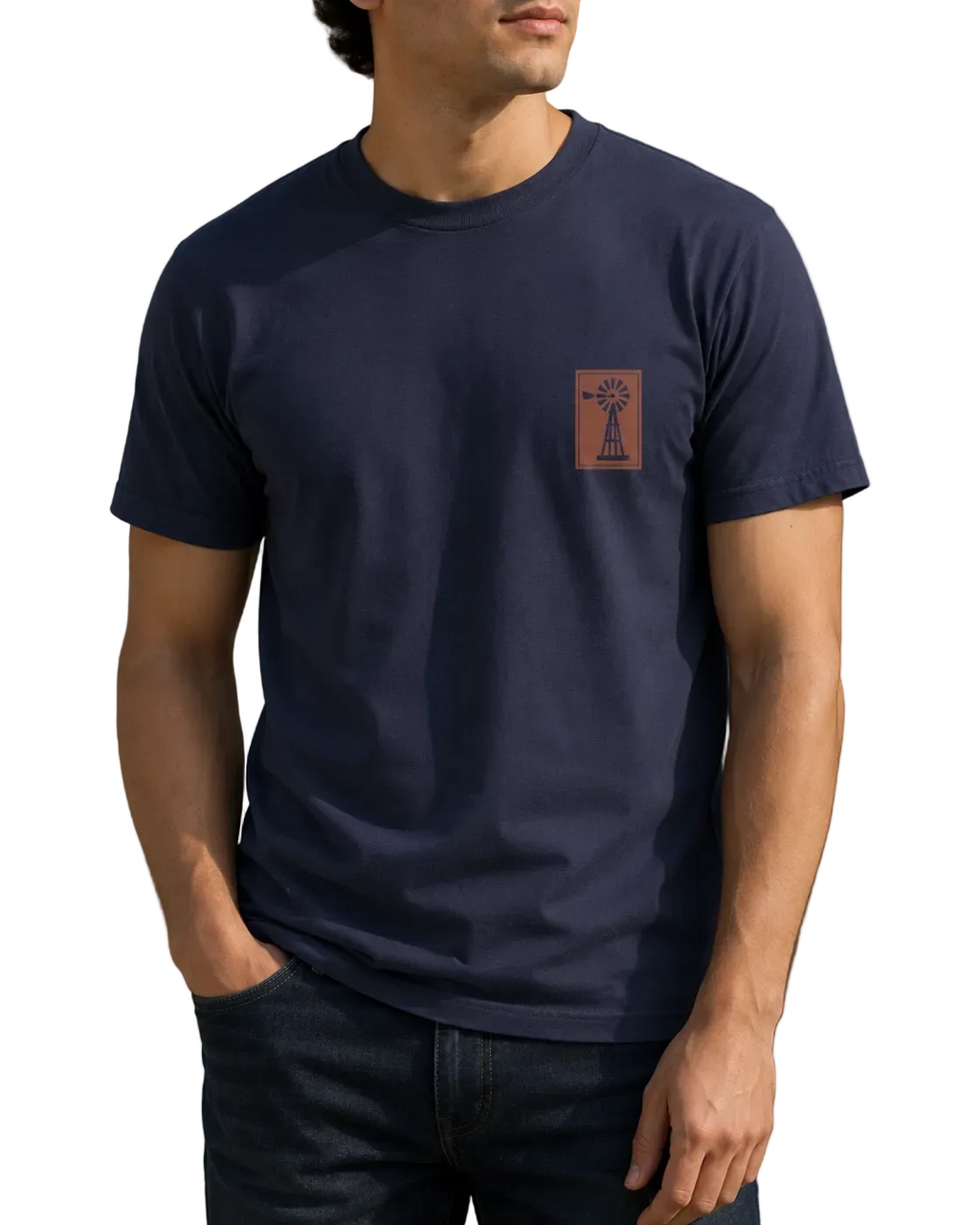Ritemate Mens Pilbara Pilbara Sunset S/S Tee (RMTC034) Navy