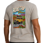 Ritemate Mens Pilbara Roadtrip Pilbara S/S Tee (RMTC032) Moonbeam