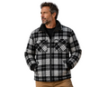 Ritemate Mens Pilbara Sherpa Lined Jacket (RMPC056) Black/Grey/White