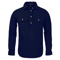 Ritemate Womens Pilbara Closed Front Shirt (RM300CF) French Navy