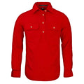 Ritemate Womens Pilbara Closed Front Shirt (RM300CF) Red