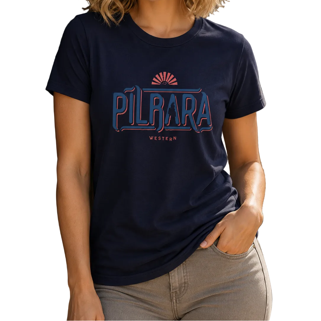 Ritemate Womens Pilbara Pilbara Cowgirl S/S Tee (RMTC039) Eclipse