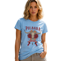 Ritemate Womens Pilbara Western Rose S/S Tee (RMTC041) Airy Blue