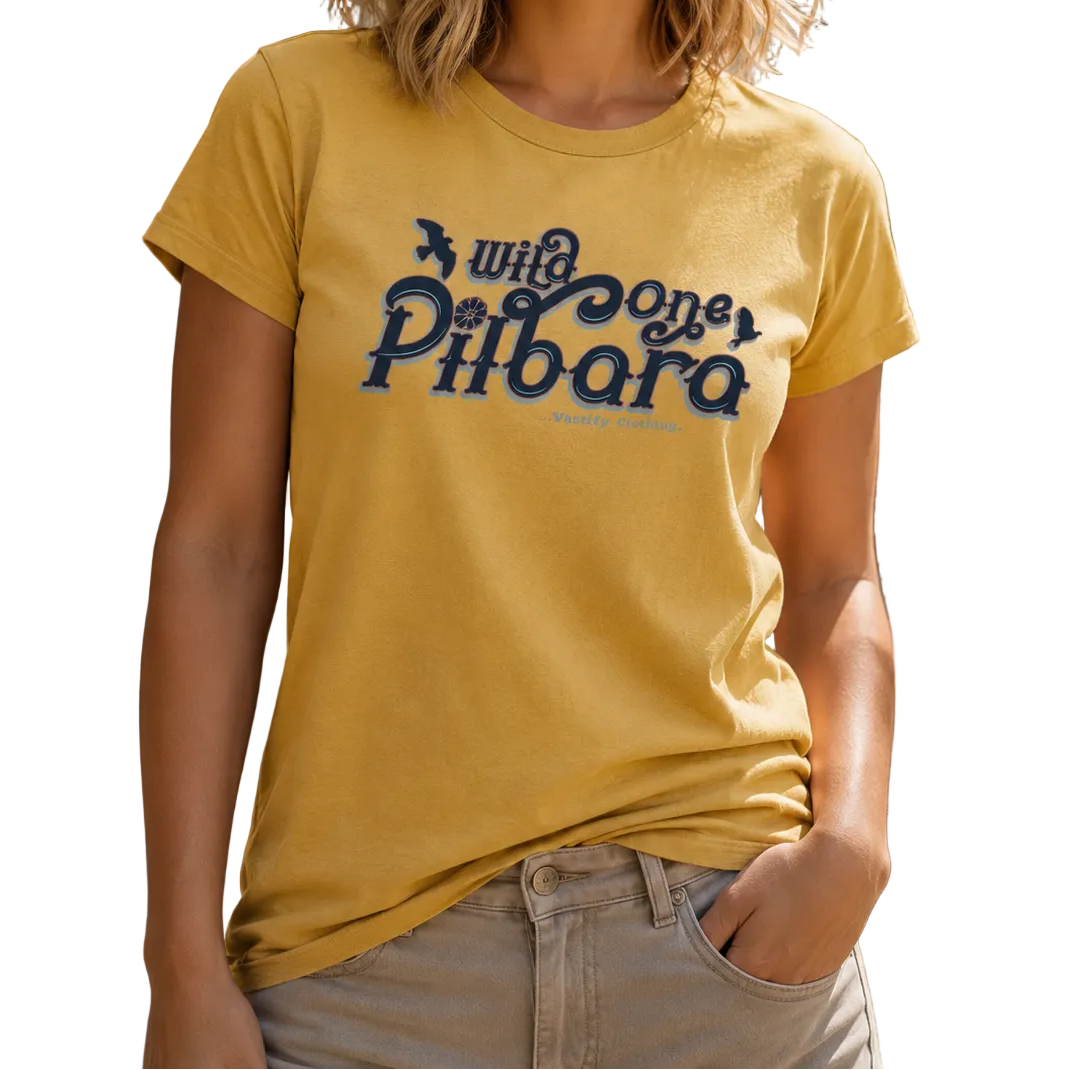 Ritemate Womens Pilbara Wild One S/S Tee (RMTC037) Jojoba
