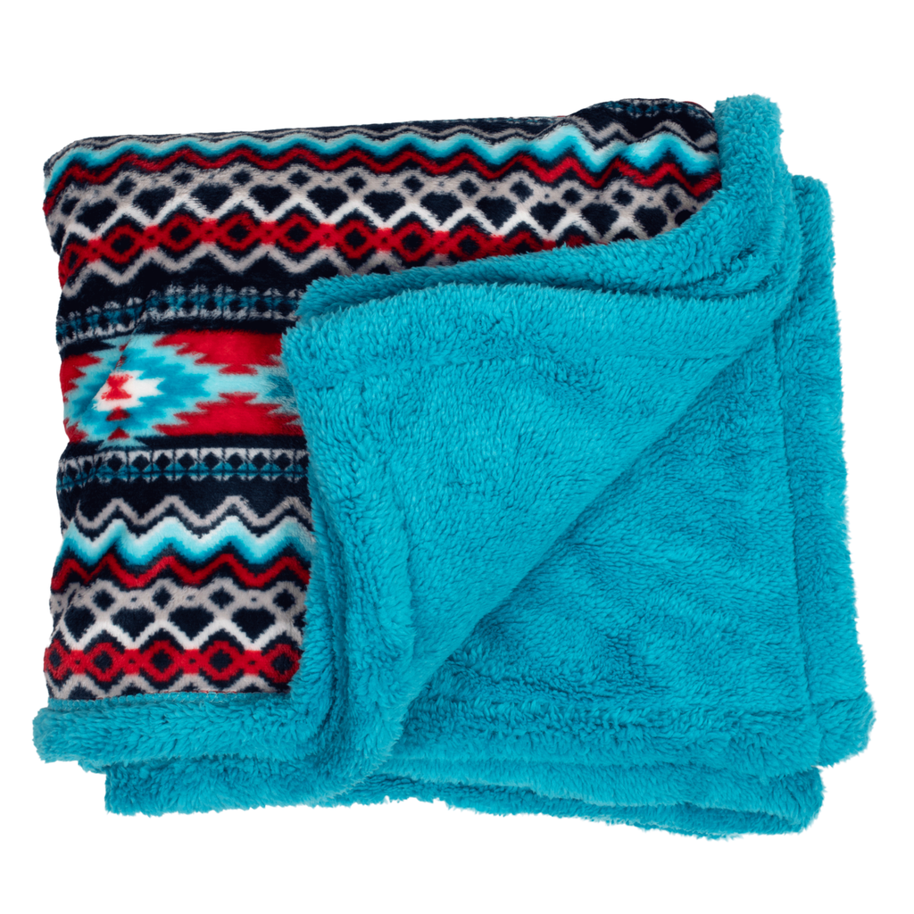 Roper  Aztec Throw Rug (06355502) Red
