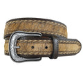 Roper Mens Genuine Leather Hair On Hide Belt (8693500) Brown