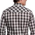 Roper Mens Karman Classic 55/45 Collection L/S Shirt (01101026) Plaid Black