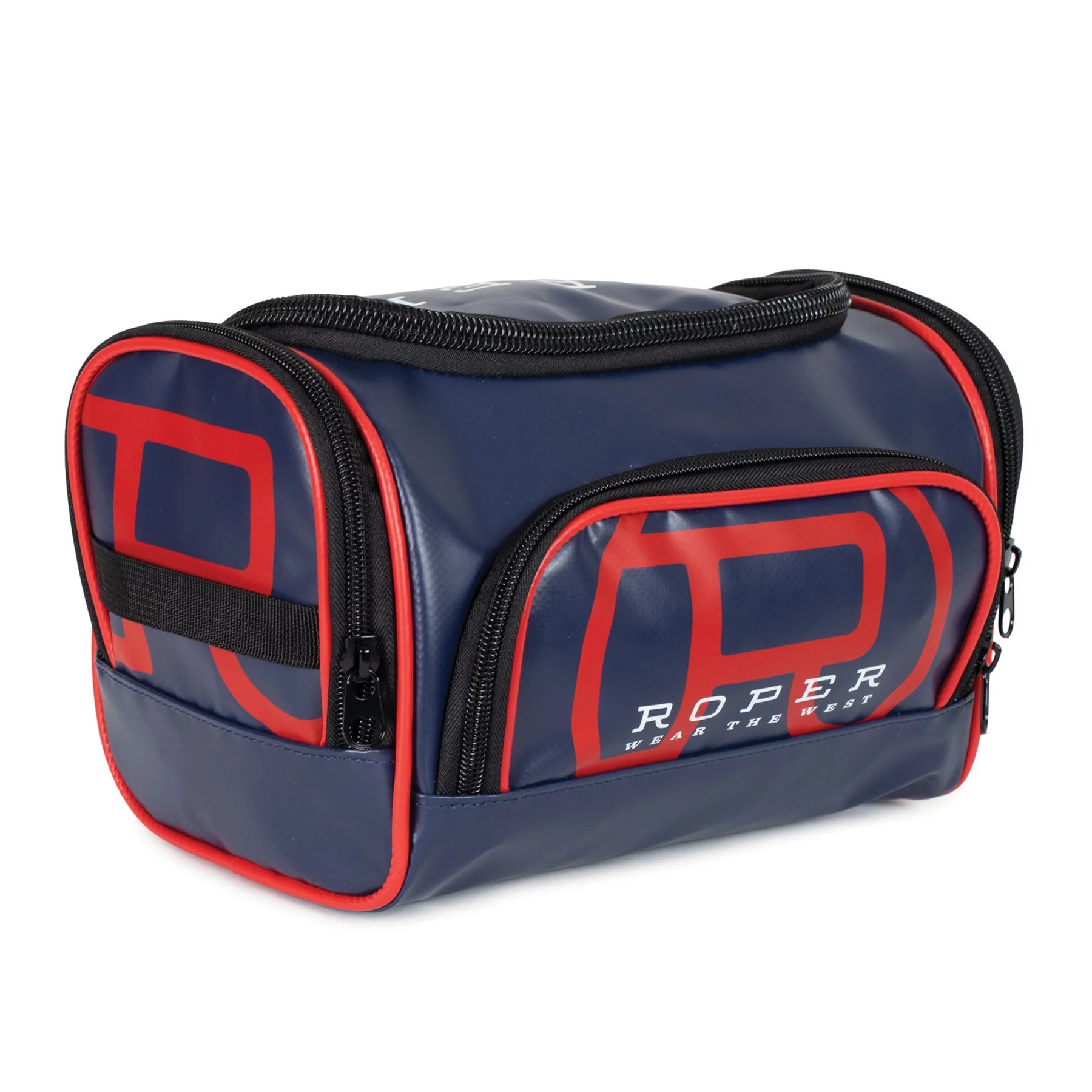 Roper  PVC Toiletries Bag (RLTB2500) Navy/Red