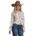 Roper Womens Five Star Collection L/S Shirt (50590058) Print White