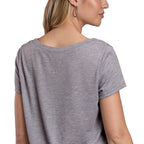 Roper Womens Five Star Collection S/S Tee (39513100) Solid Grey