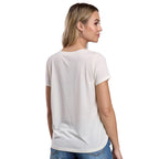 Roper Womens Five Star Collection S/S Tee (39513299) Solid White