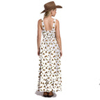 Roper Womens Five Star Collection Sleeveless Dress (57590058) Print White