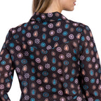 Roper Womens Studio West Collection L/S Shirt (50590031) Print Black