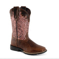 Roper Big Kids Tanglewood Western Boots (19905869) Brown