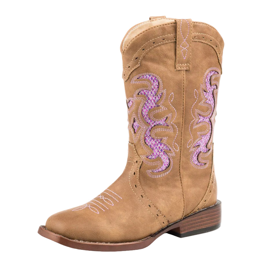 Roper Childrens Lexi Western Boots (18901527) Tan