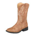 Roper Kids Luke Western Boots (18191691) Tan