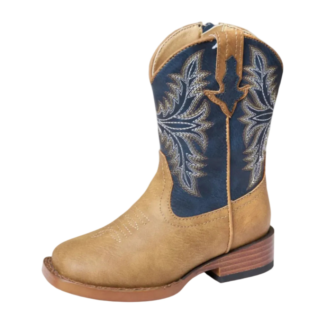 Roper Toddler Billie Western Boots (17909701) Brown/Blue