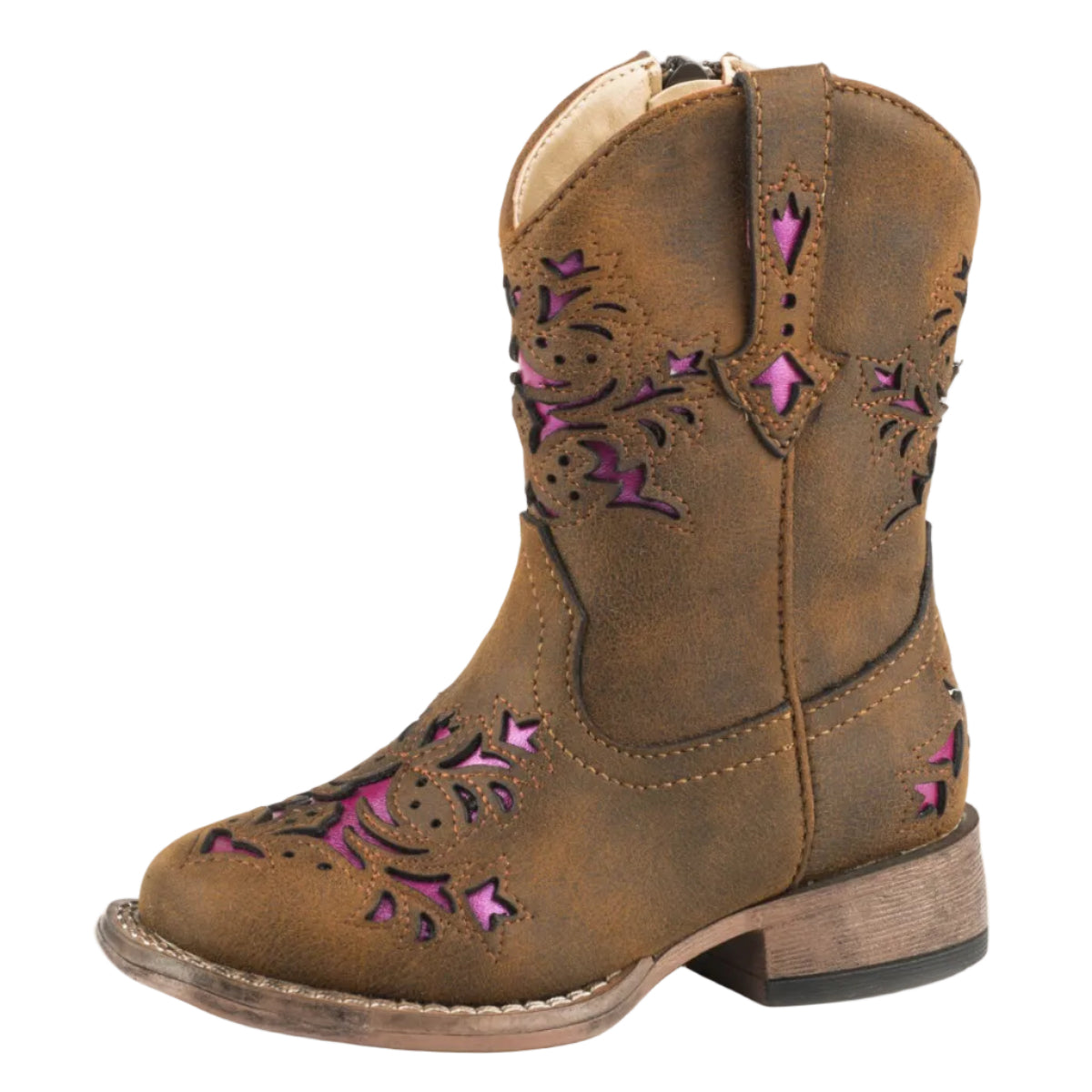 Roper Toddler Lola Western Boots (17903133) Brown 