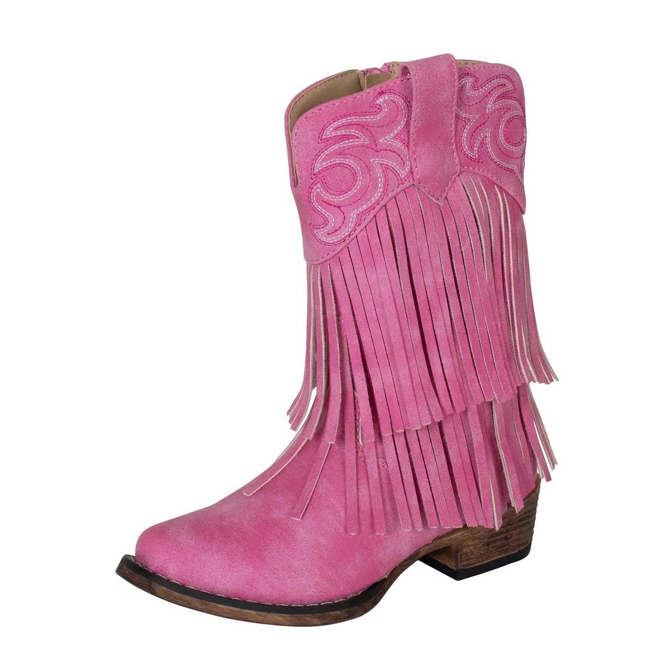 Roper Toddler Rickrack Boots (17566625) Pink [SD]