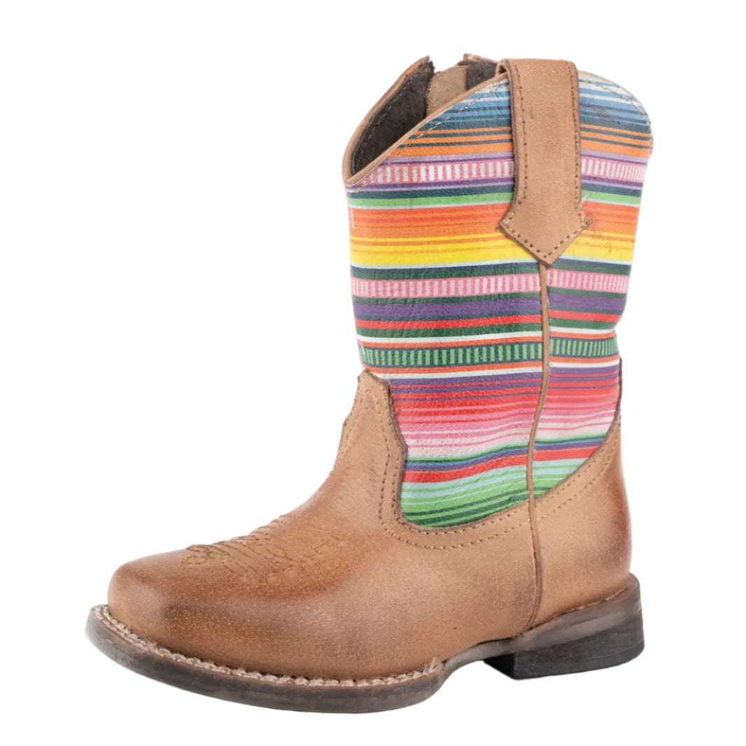 Roper Toddlers Cora Western Boots (17914240) Serape Tan/Serape Leather