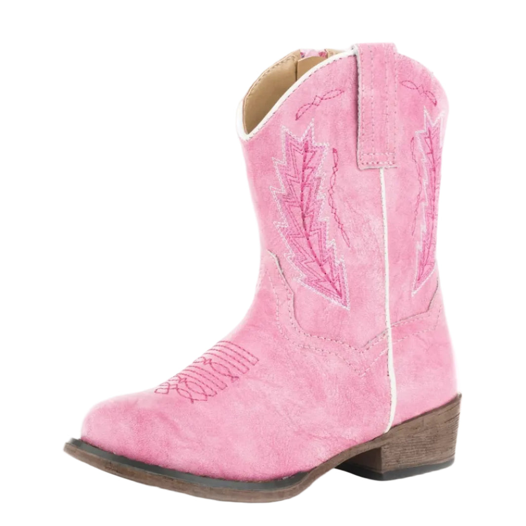 Roper Toddlers Taylor Western Boots (17939404) Pink