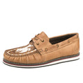 Roper Womens Filly Moccasin Shoes (21943541) Tan Leather [SD]
