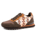 Roper Womens Giddyup Western Shoes (21797564) Brown Suede/Tan Aztec [SD]