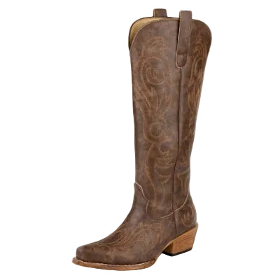 Roper Womens Ryder Western Boots (21558679) Brown