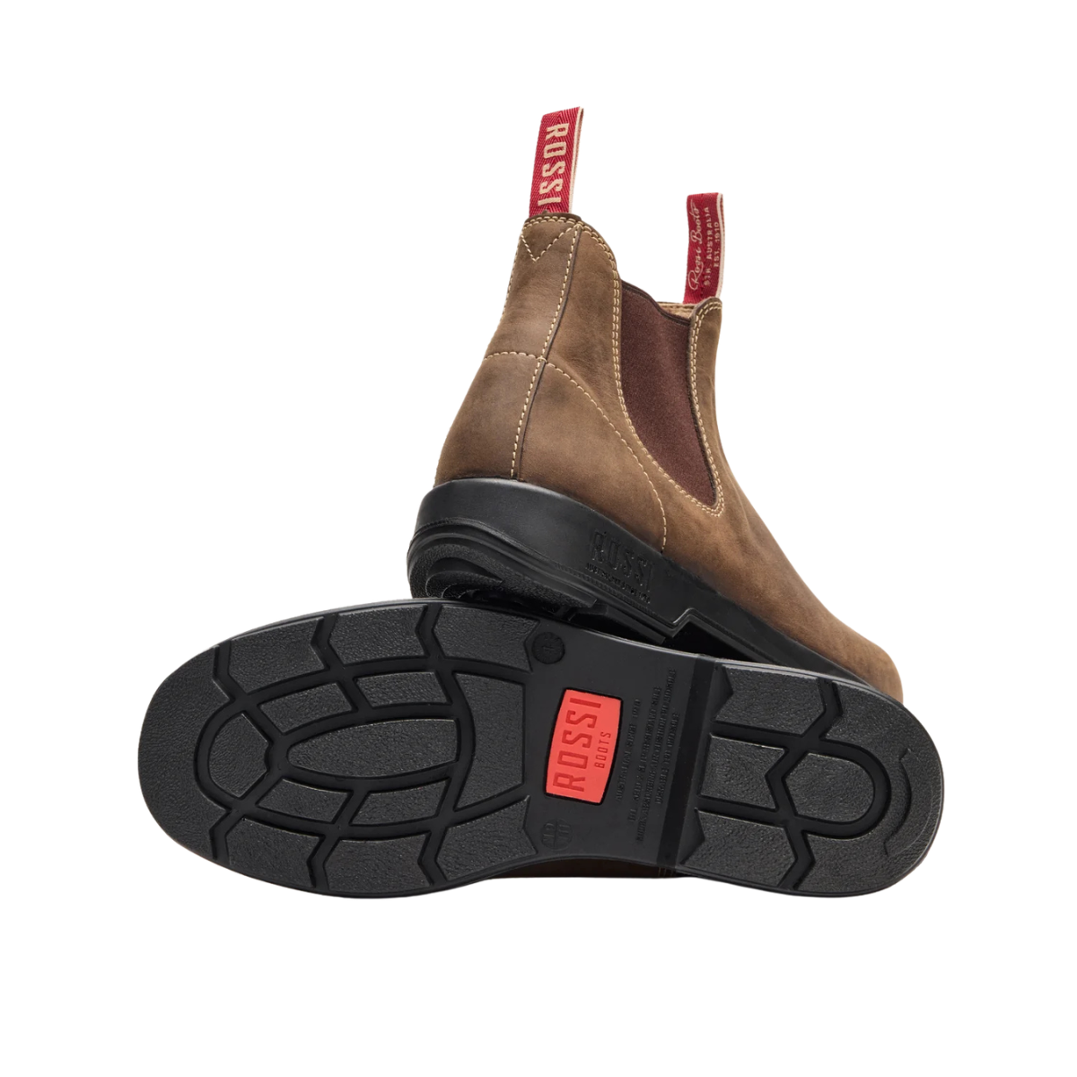 Rossi Boots Unisex Spinifex Elastic Sided Boots (404 MOC) Mocha