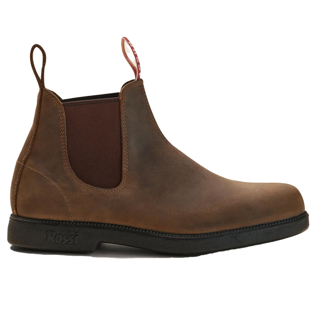 Rossi Boots Unisex Booma Elastic Sided Boots (607BRO) Brown 