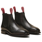 Rossi Boots Unisex Colt Chelsea Boots (503BLK) Black Pair on white background