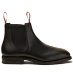 Rossi Boots Unisex Colt Chelsea Boots (503BLK) Black on white background