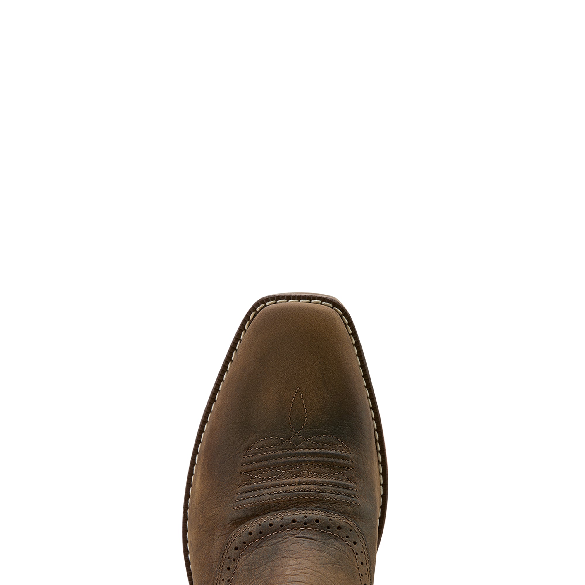 Ariat Mens Hybrid Roughstock Western Boots (10061156) Antlers Wild Taupe/Espresso