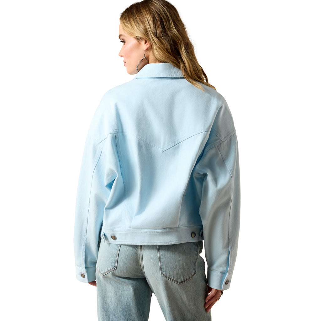 Ariat Womens Solar Cotton Twill Jacket (10071114) Nantucket Breeze