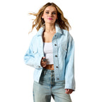 Ariat Womens Solar Cotton Twill Jacket (10071114) Nantucket Breeze