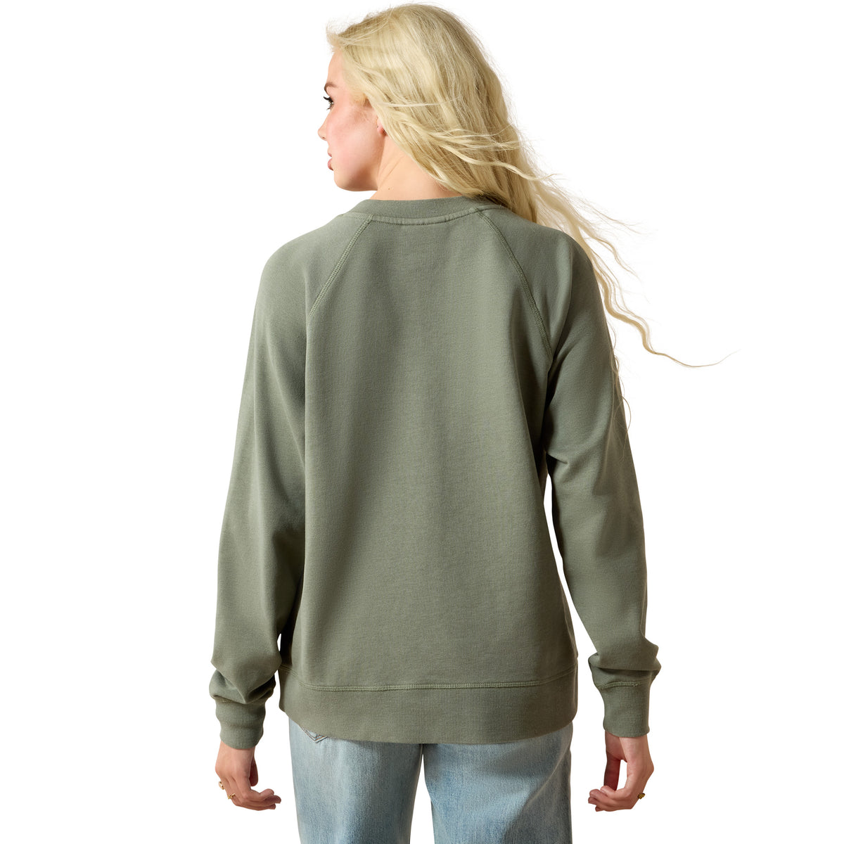 Ariat Womens Victoria Sweatshirt (10071630) Sea Spray