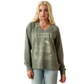 Ariat Womens Victoria Sweatshirt (10071630) Sea Spray