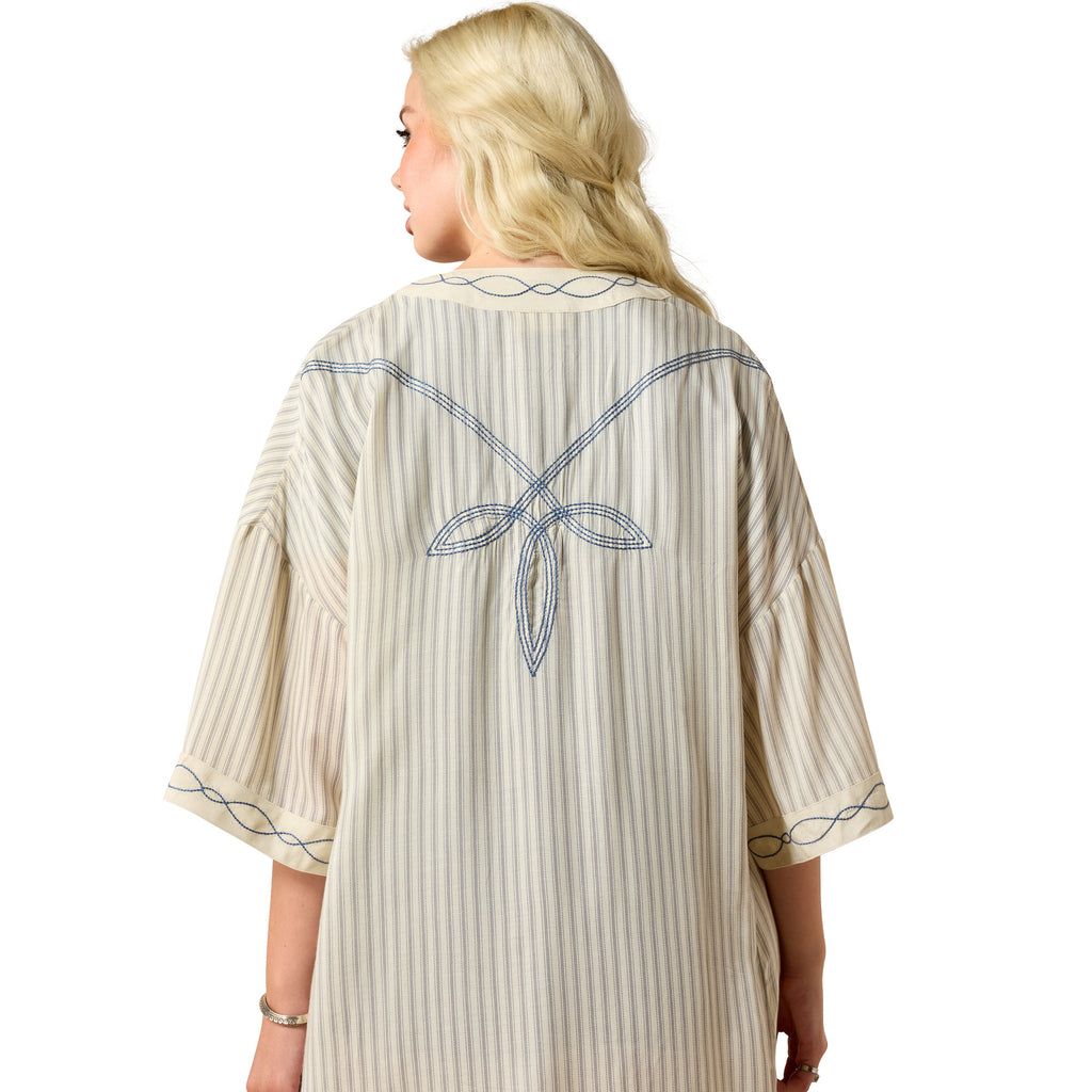 Ariat Womens Bella Duster (10071639) Twill Stripe