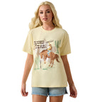 Ariat Womens Rodeo Star Boyfriend S/S Tee (10071654) Pear Sorbet