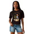 Ariat Womens Night Sky Cowgirl S/S Tee (10071666) Black
