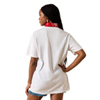 Ariat Womens Cowboy Comic S/S Tee (10076379) White