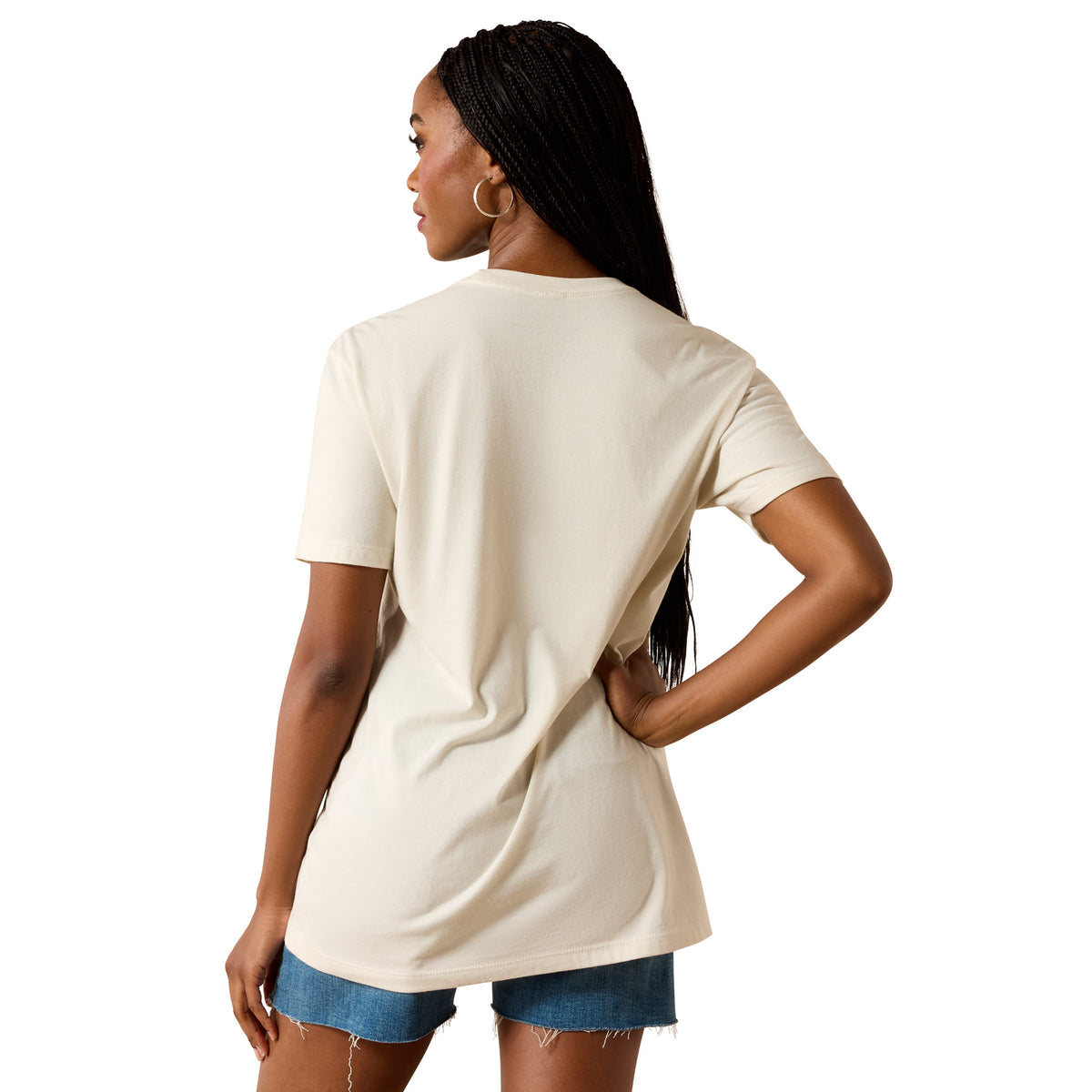 Ariat Womens Lucy Shoe S/S Tee (10076397) Ivory